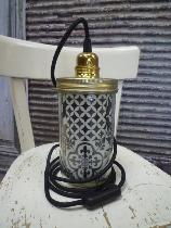 Lampe Bocal Le Parfait - Carreaux de Ciment - Ginette