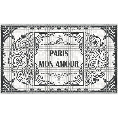 Tapis Vinyle Mosaïque Art Déco - 02 à Personnaliser