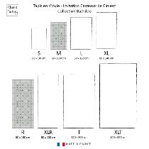 Tapis Vinyle Carreaux de Ciment - Bathilde - Amande